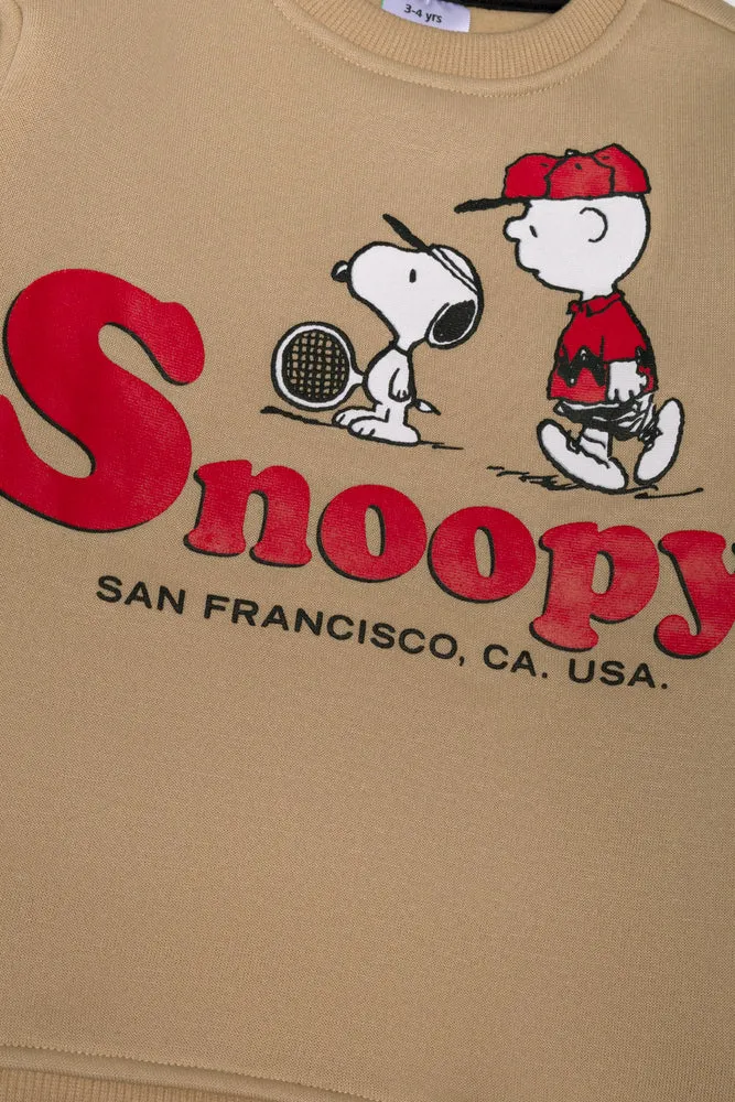 2 Pack Snoopy Tracktops Navy And Natural