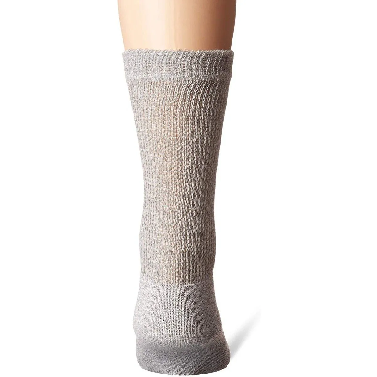 4-Pack: Comfortable Non-Binding Diabetic Crew Socks