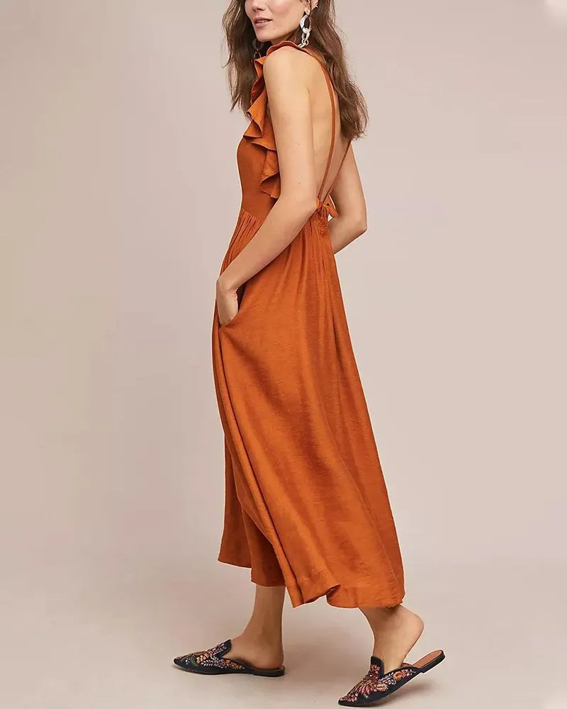 Backless Resort Dress