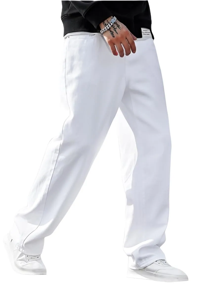 Ben Martin White Men Jeans Pants in Denim  relaxed Fit jean