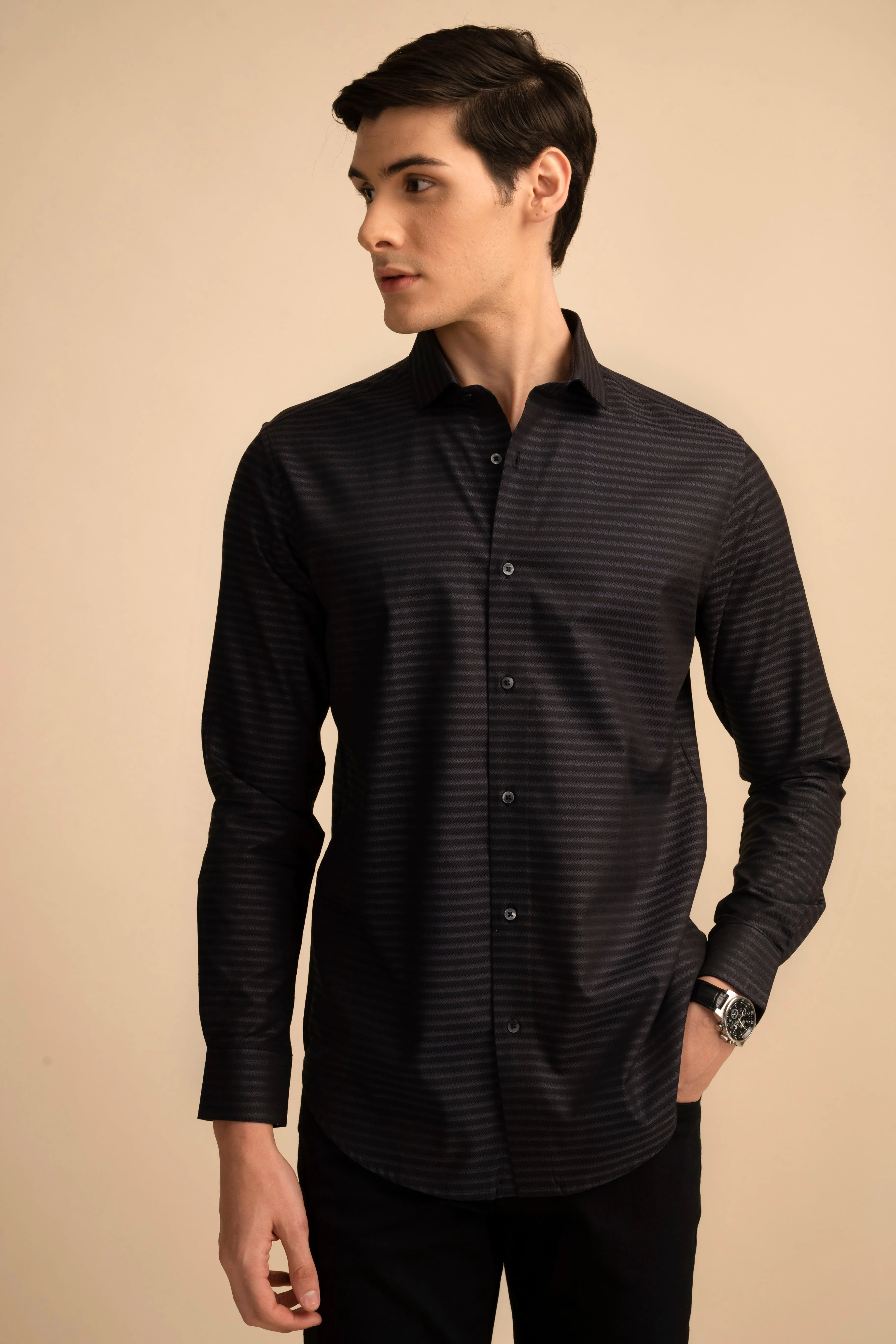 Black Breton Shirt