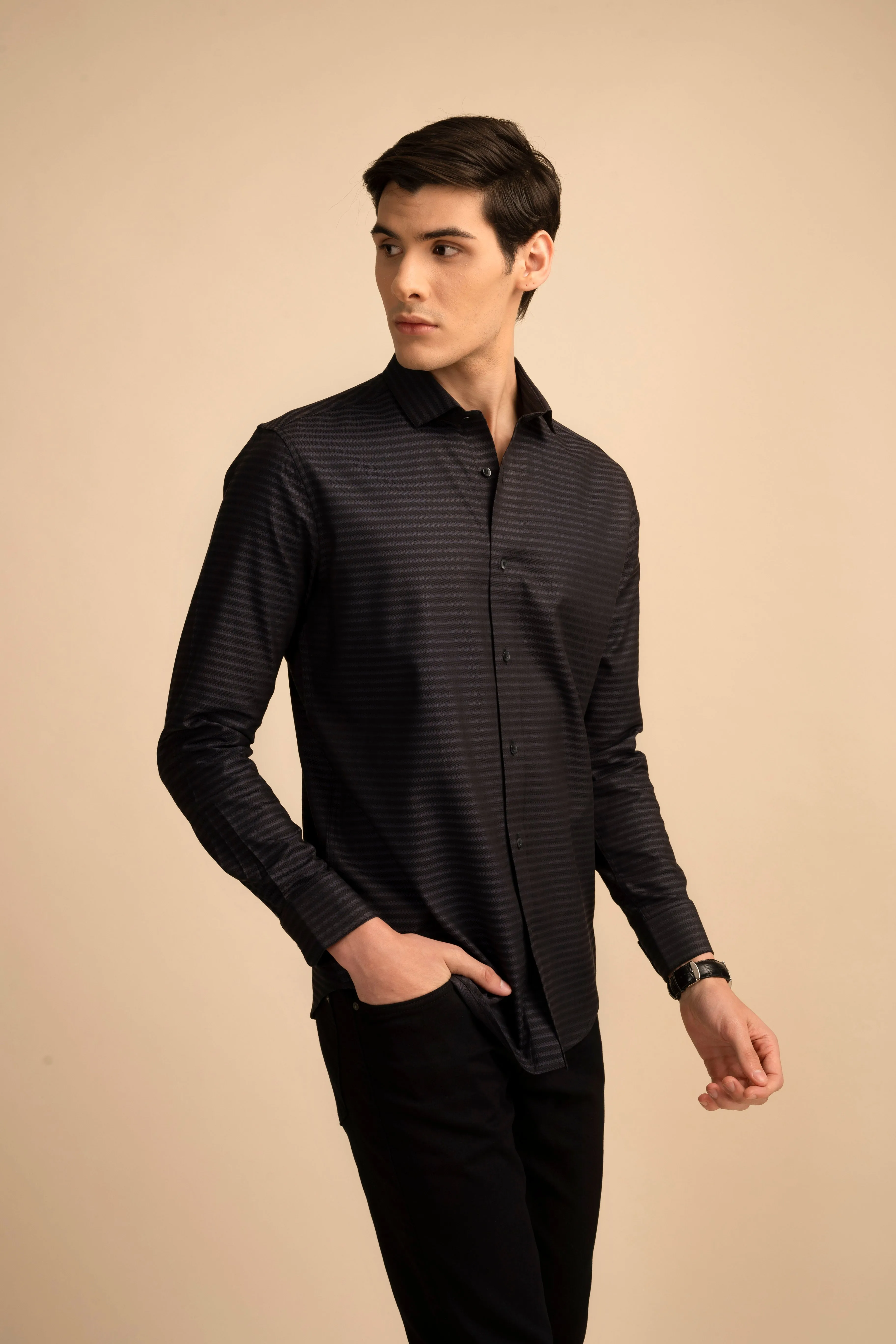 Black Breton Shirt