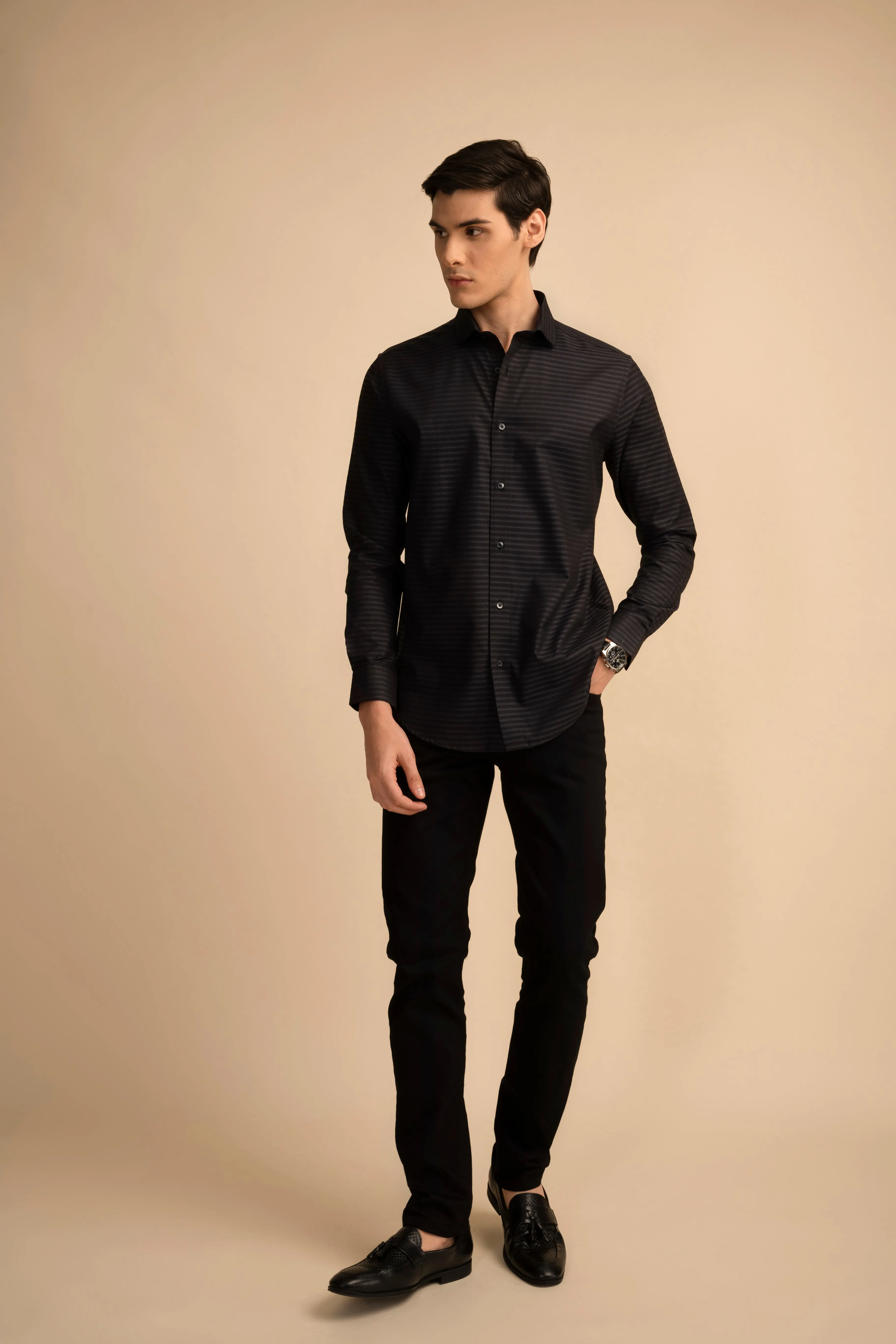 Black Breton Shirt