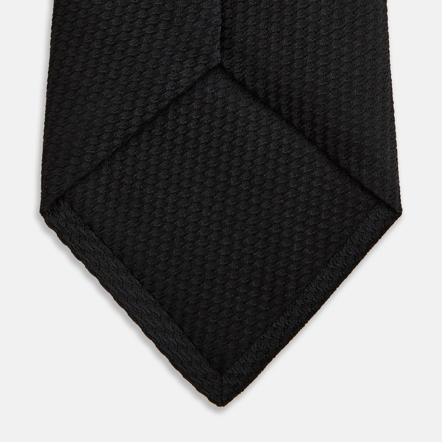 Black Lace Silk Tie