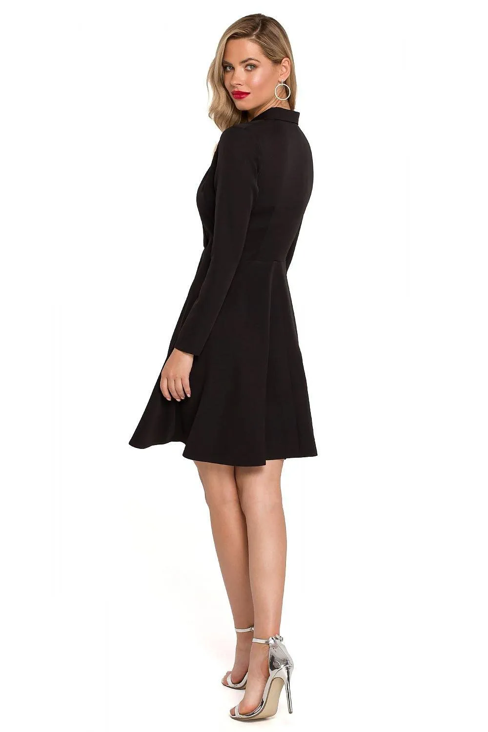 Chic Envelope Neck Flare Dress