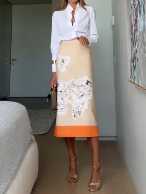 Chic Printed Skirt