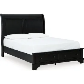 Chylanta Queen Storage Bed - Black