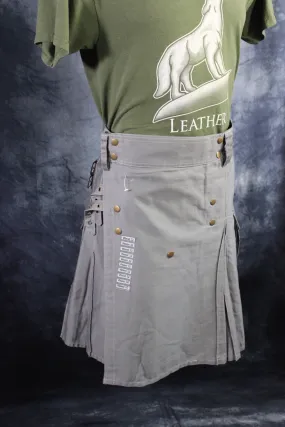 Classic KiltedBros Kilt in Grey