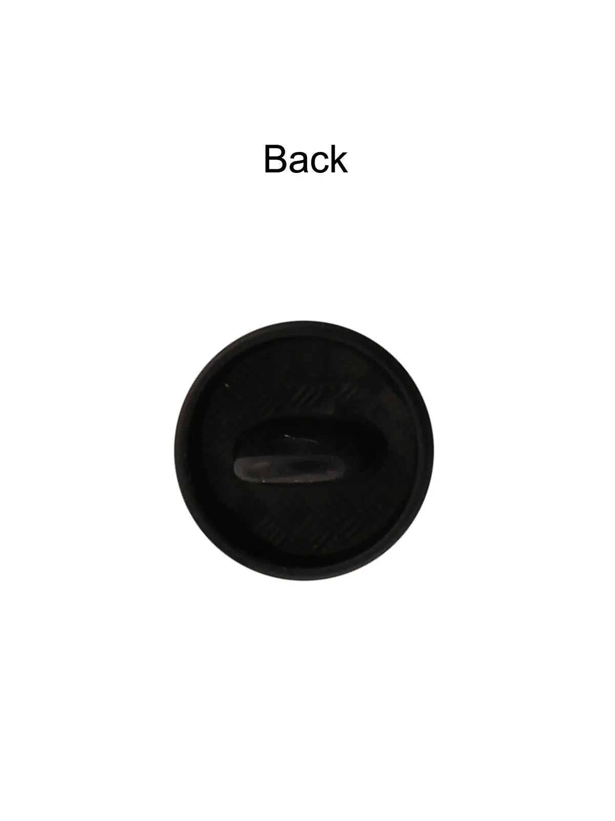 Classy Black Lamination Lucite Downhole Shirt Button