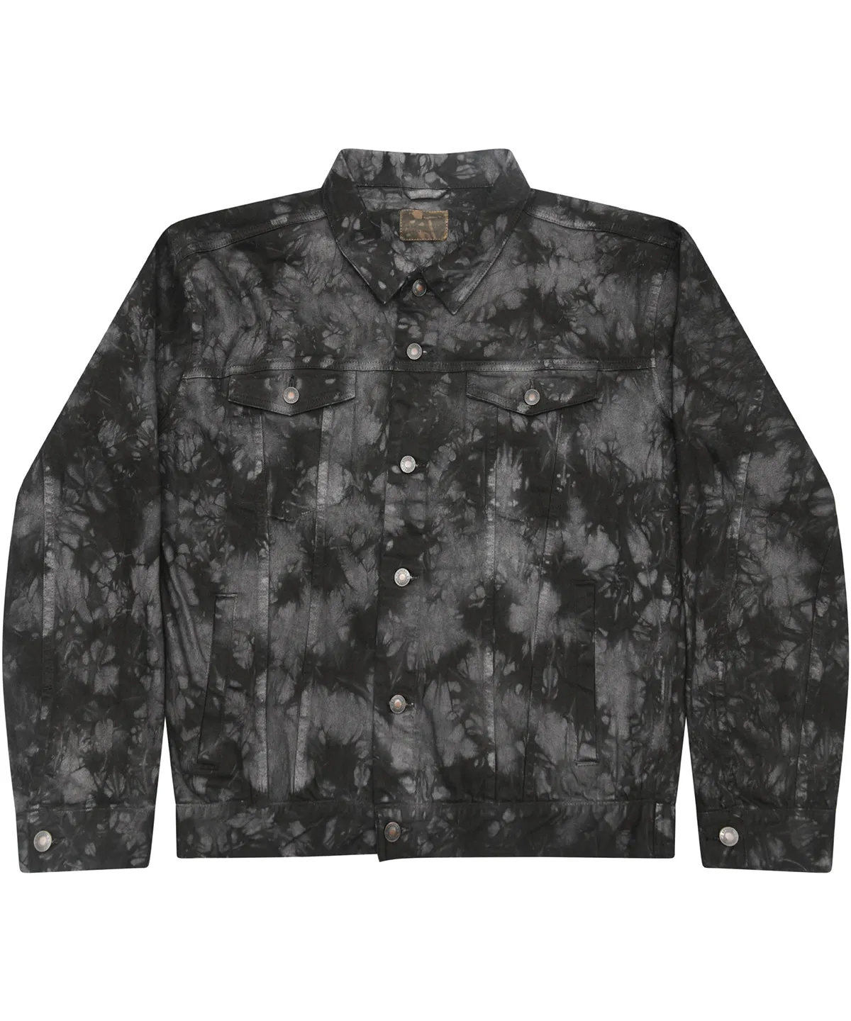 Crystal Black - Tie-dye denim jacket