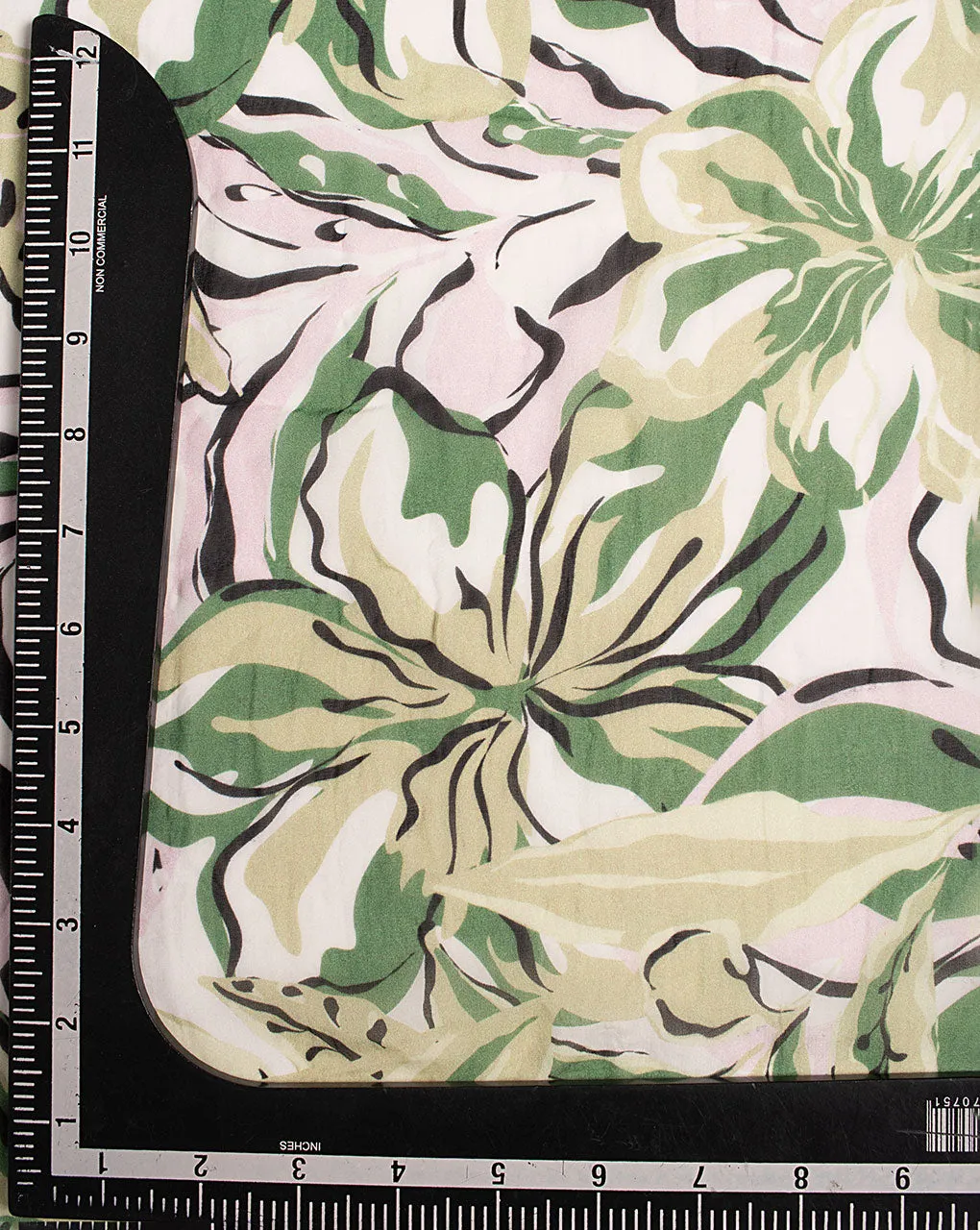 Digital Print Viscose Organza Satin Fabric