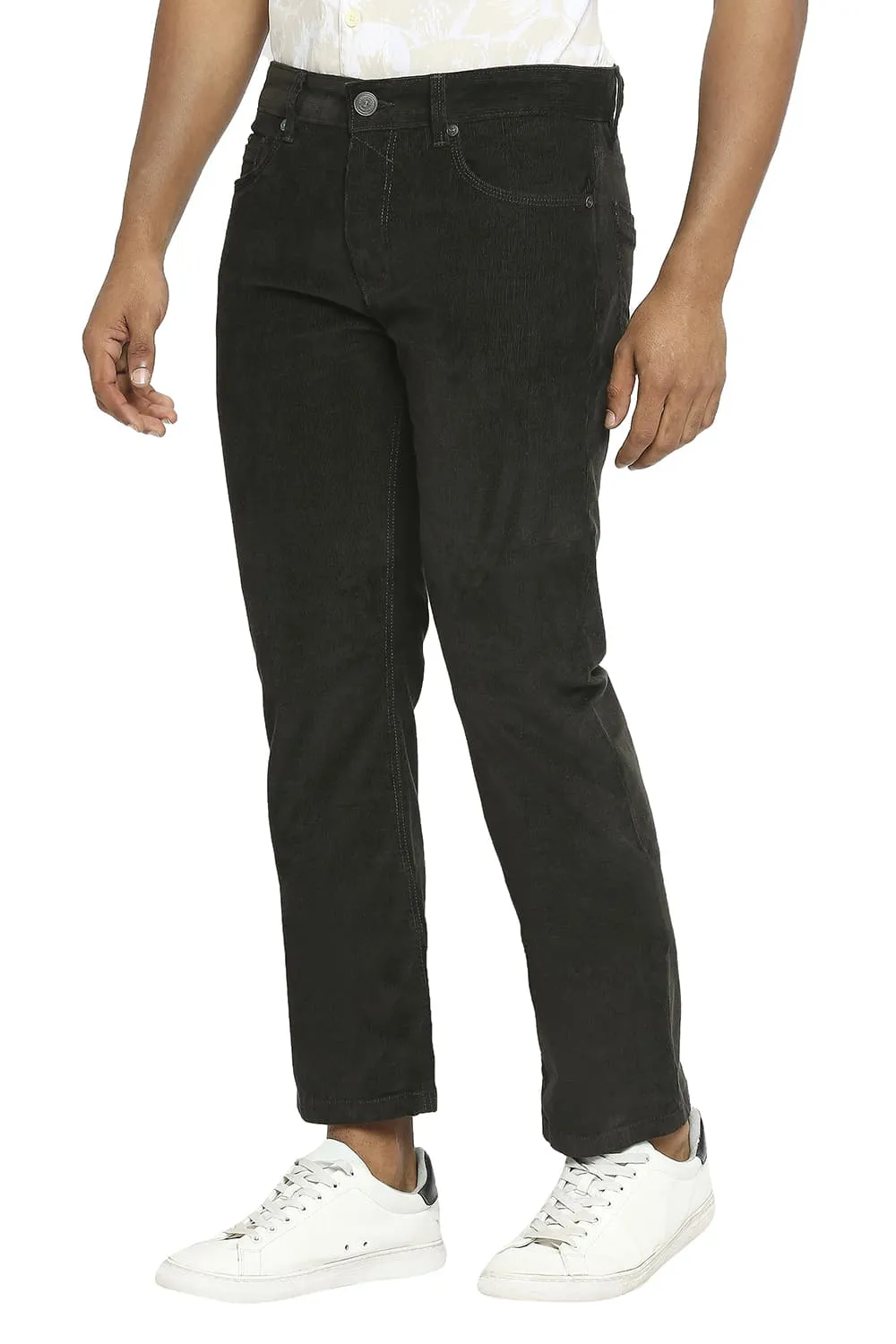 Drift Fit Cotton Stretch Corduory Trousers