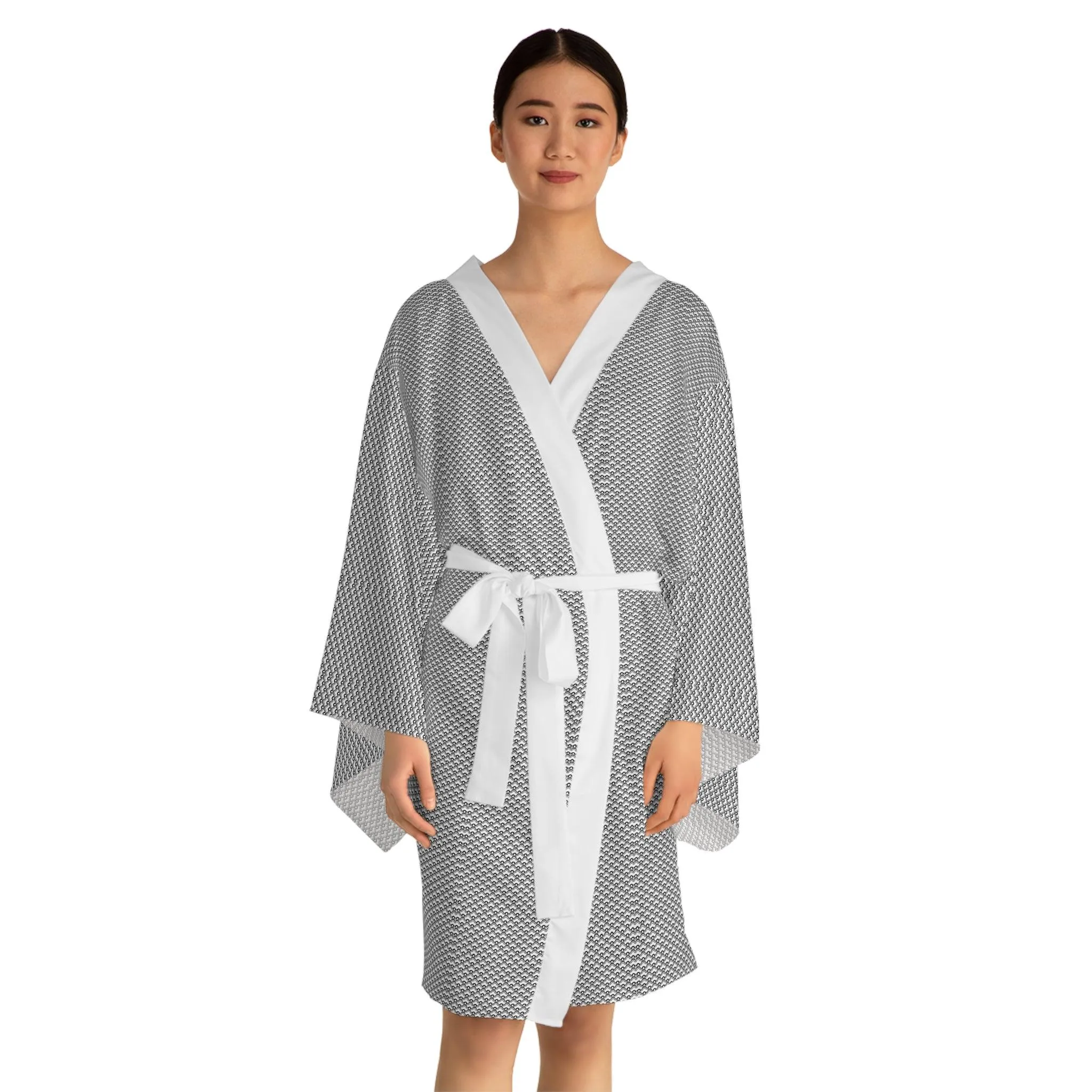 Elegant Japanese-Inspired Long Sleeve Kimono: A Refined Addition for Fashion Enthusiasts