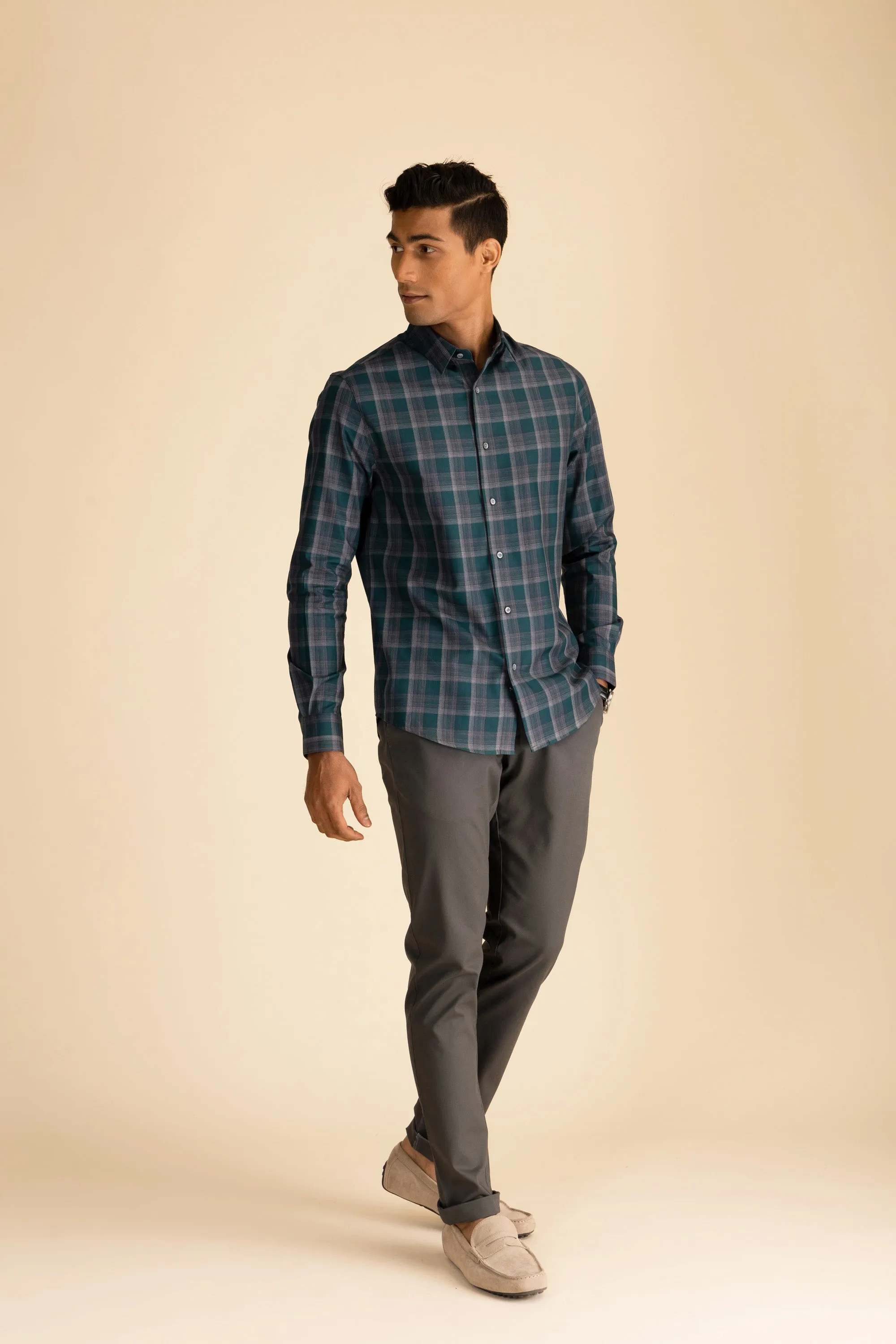 Emerald Check Shirt