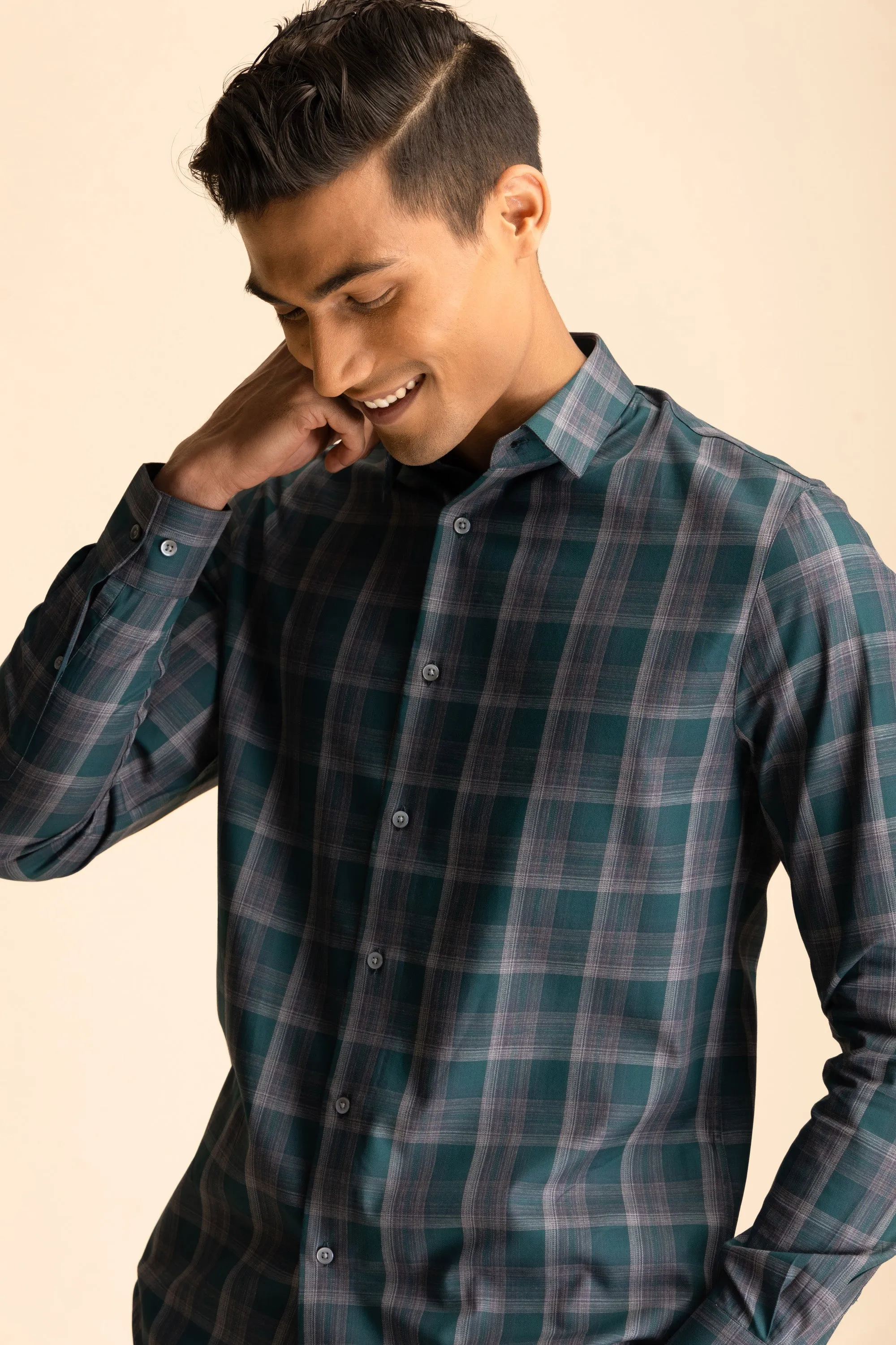 Emerald Check Shirt