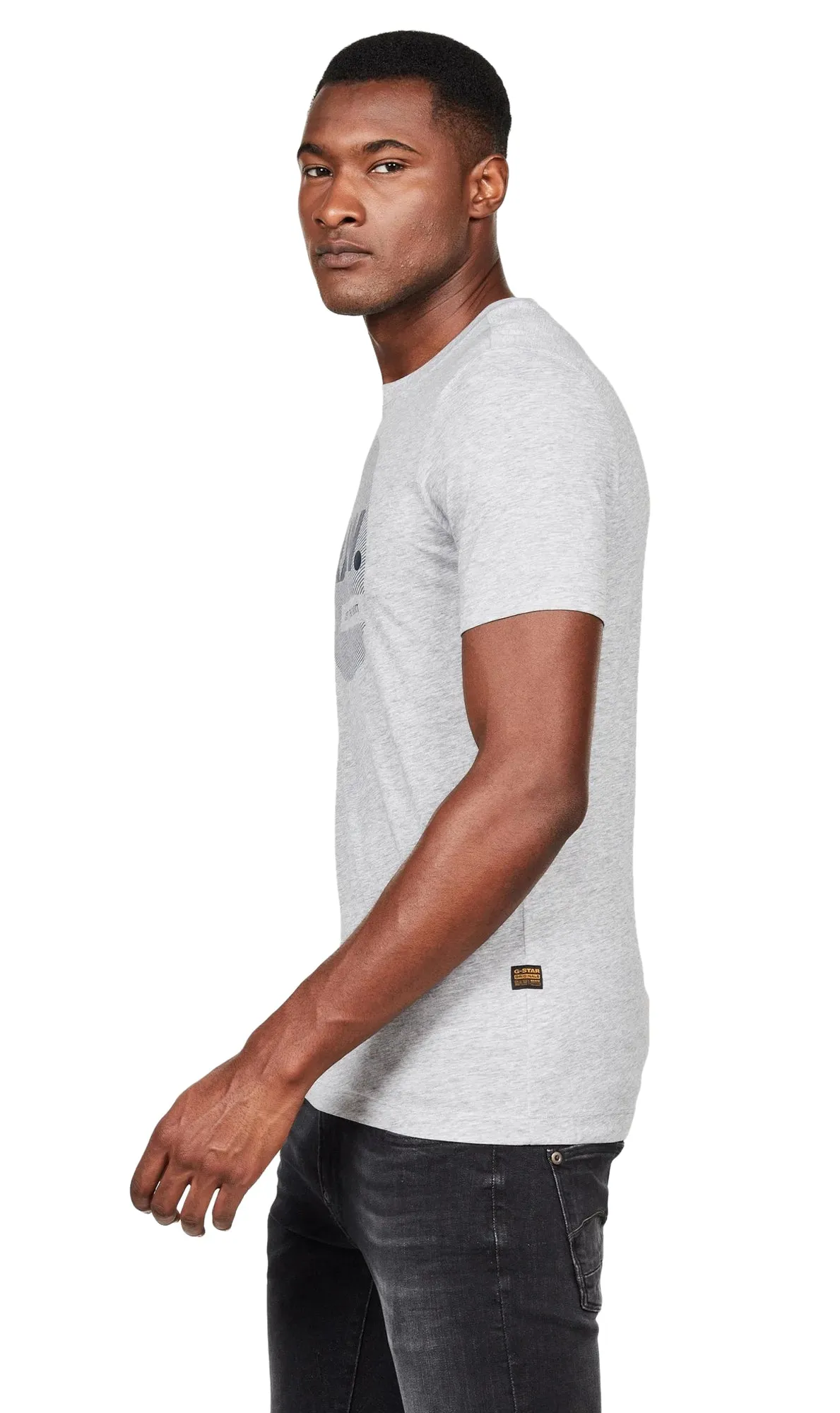 G-Star Raw Men's Logo Circle Fashion T-Shirts