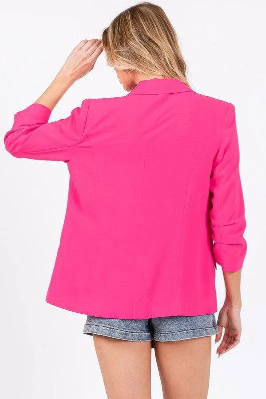 Geegee Classy Open-Front Casual Blazer