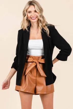 Geegee Classy Open-Front Casual Blazer