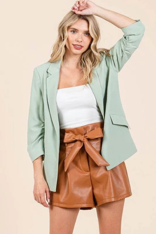 Geegee Classy Open-Front Casual Blazer