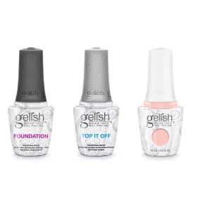 Gelish Combo - Base, Top & All About The Pout