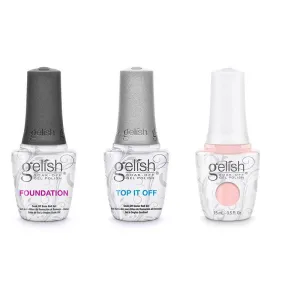 Gelish Combo - Base, Top & Once Upon A Mani