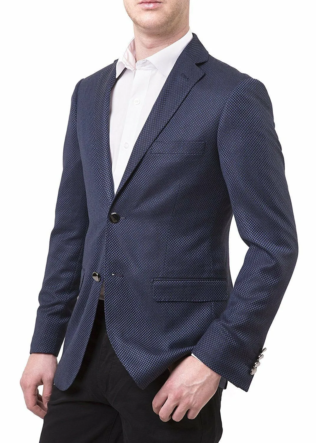 Giorgio Sanetti Men's Slim Fit Two Button Luxury Blazer/Sport Coat - Many Styles - CLEARANCE, FINAL SALE!