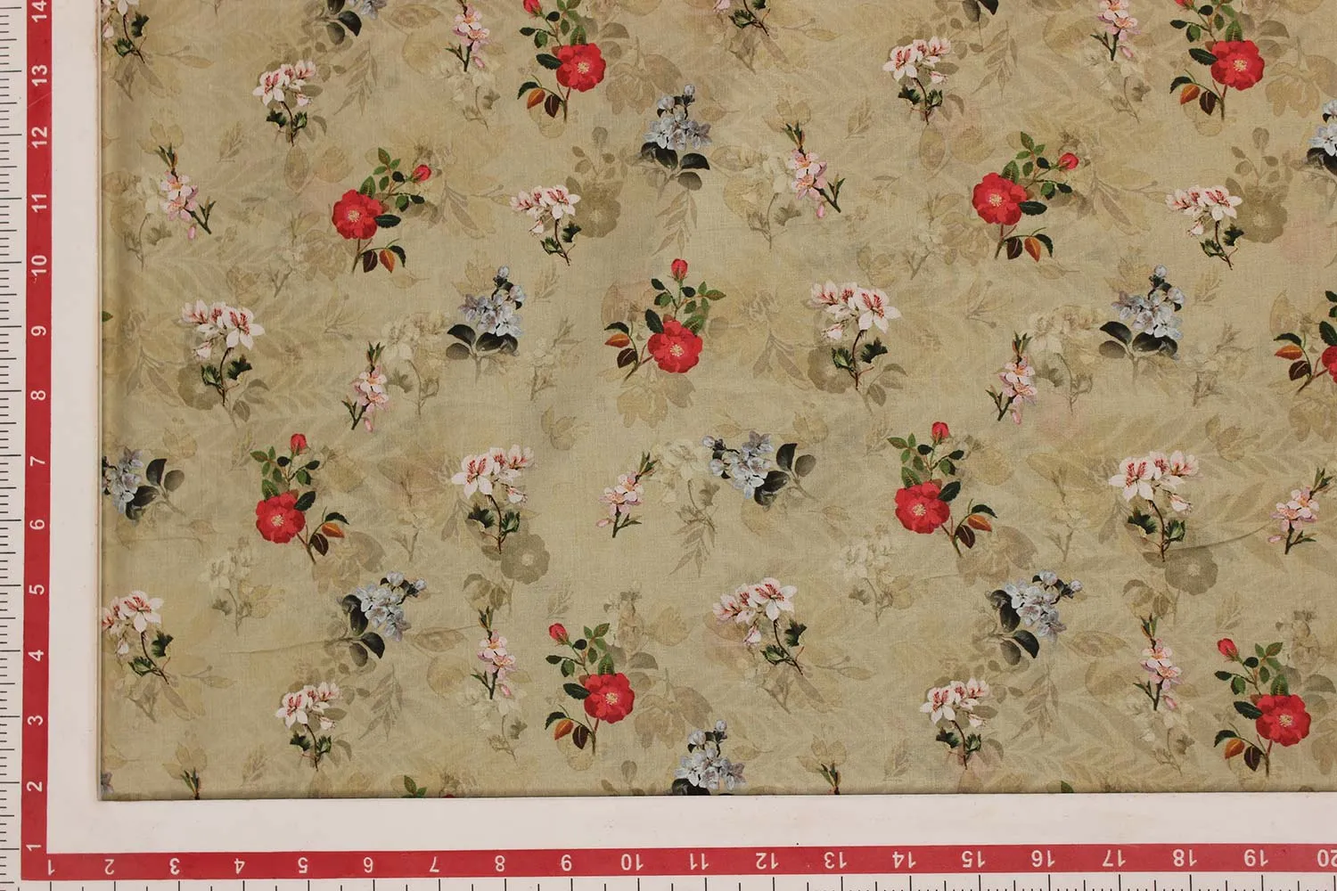 Khaki Cotton Fabric