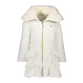 Le Chic Baby Girls White Coat