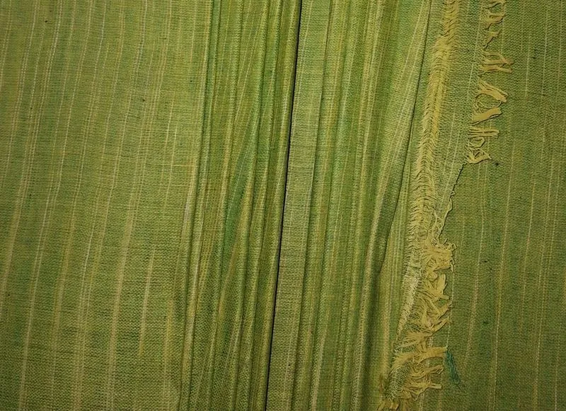 Light Green Plain Jharna Cotton ST Fabric