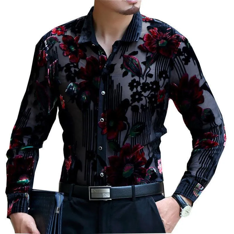 Luxury Men's Transparent Shirt