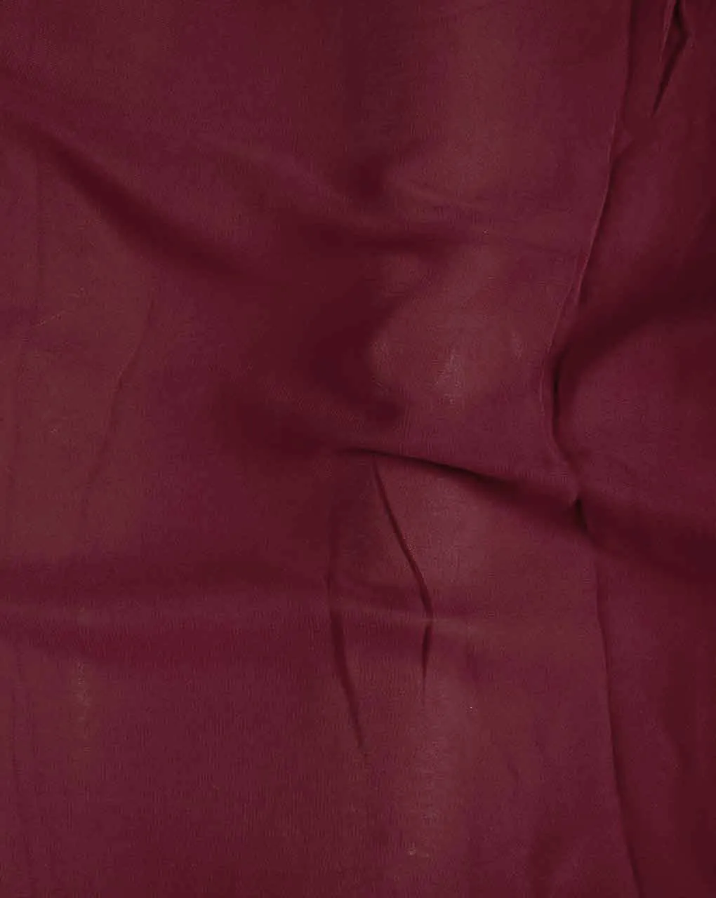 Maroon Poly Faux Georgette Fabric 44" - 7 kg