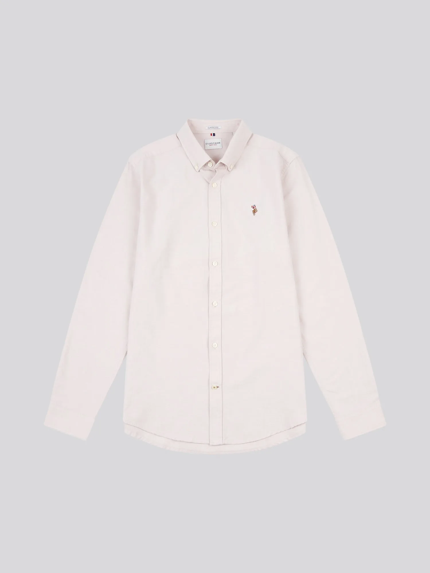 Mens Peached Oxford Shirt in Doeskin