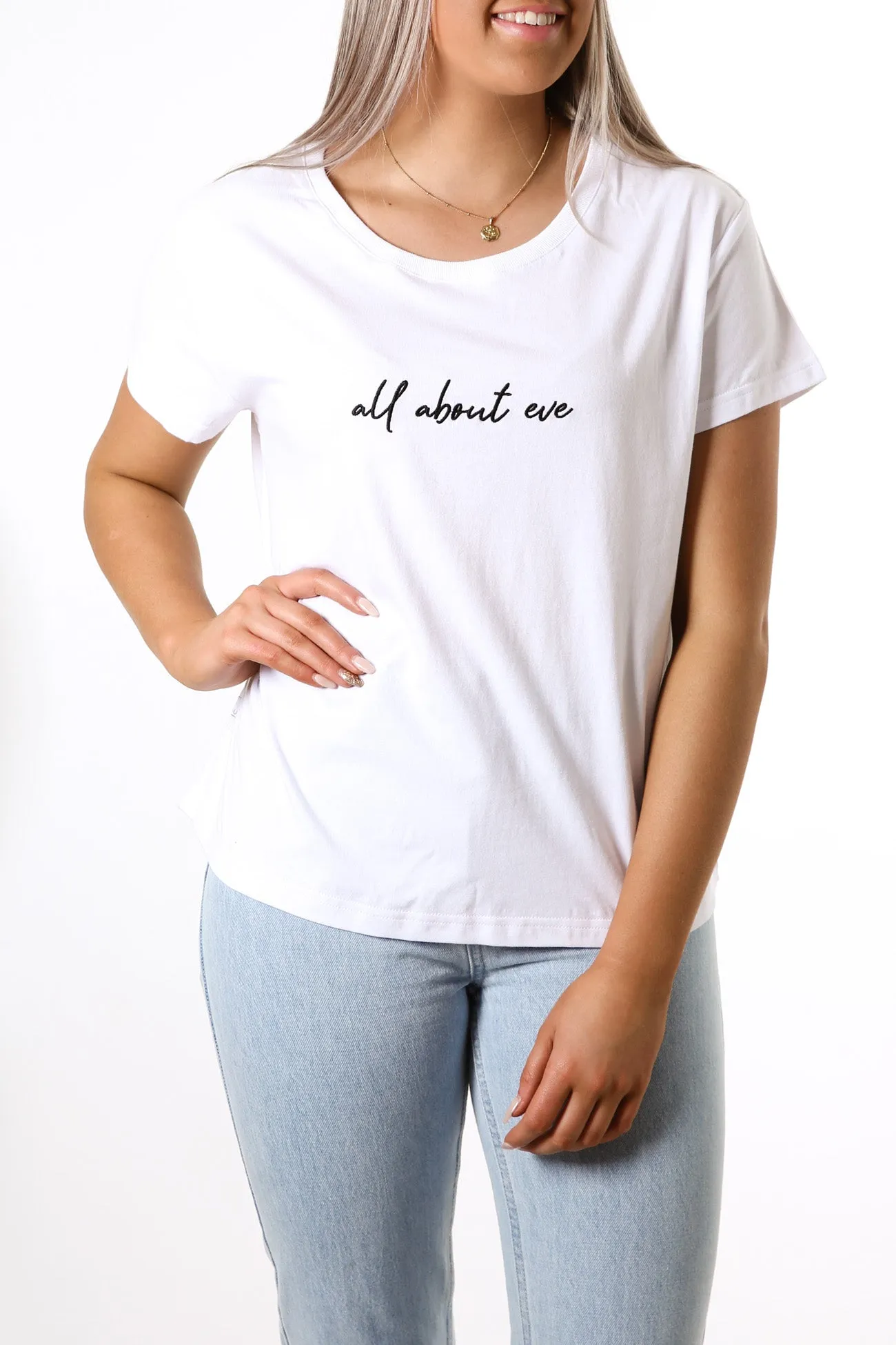 Mika Relaxed Tee White