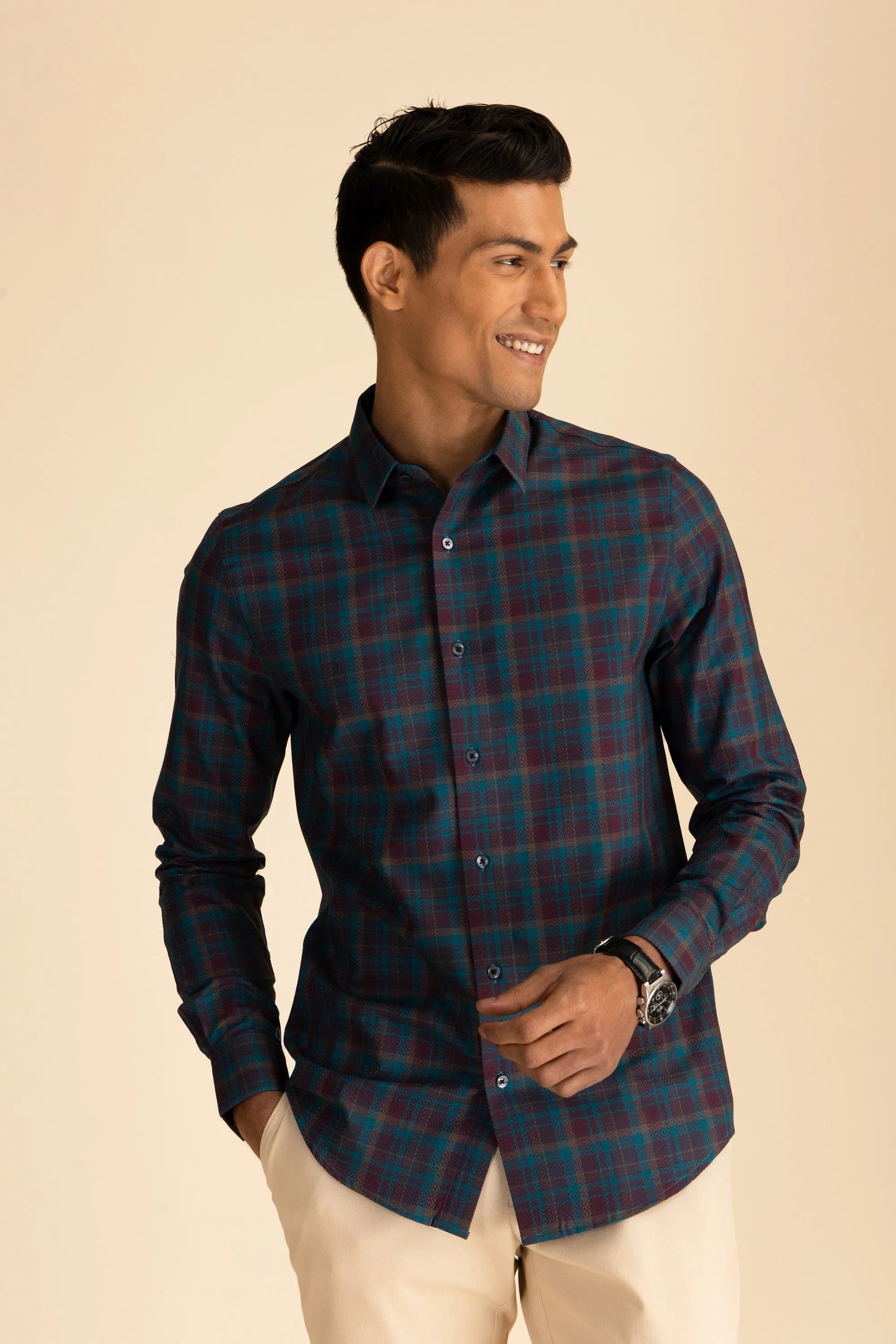 Mulberry Check Shirt