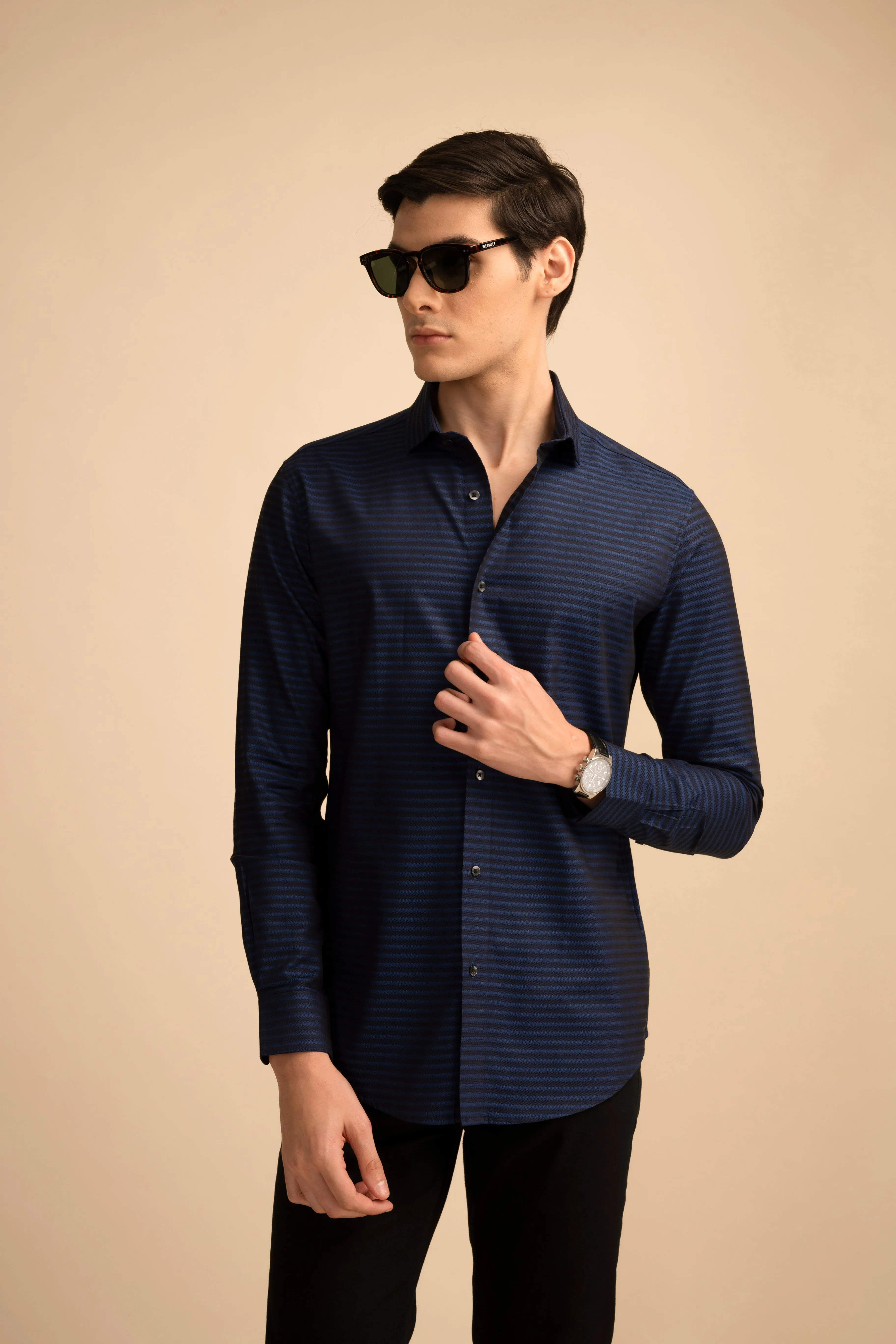 Navy Breton Shirt EOSS