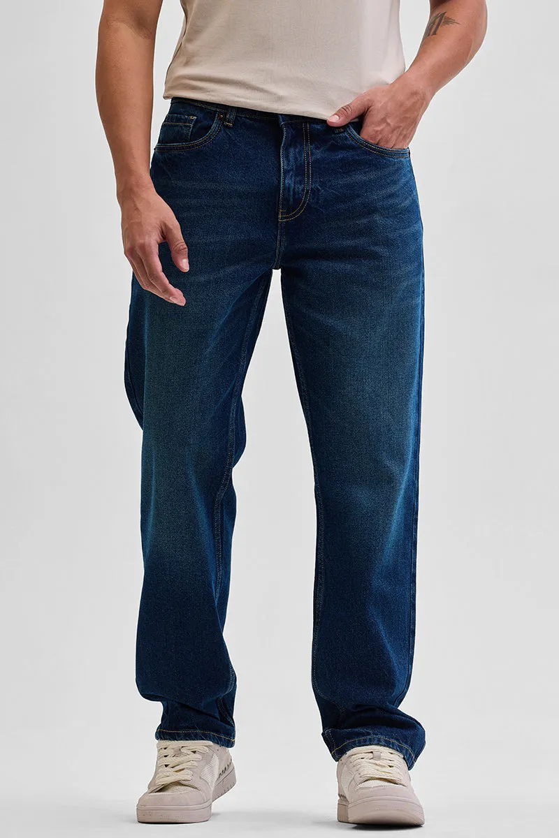 Navy Relaxed Fit Jeans