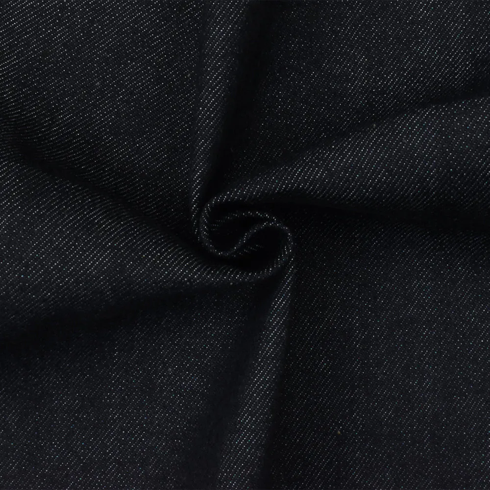 Night Navy Blue-White Red 10 oz. Cotton Japanese Selvedge Denim Fabric