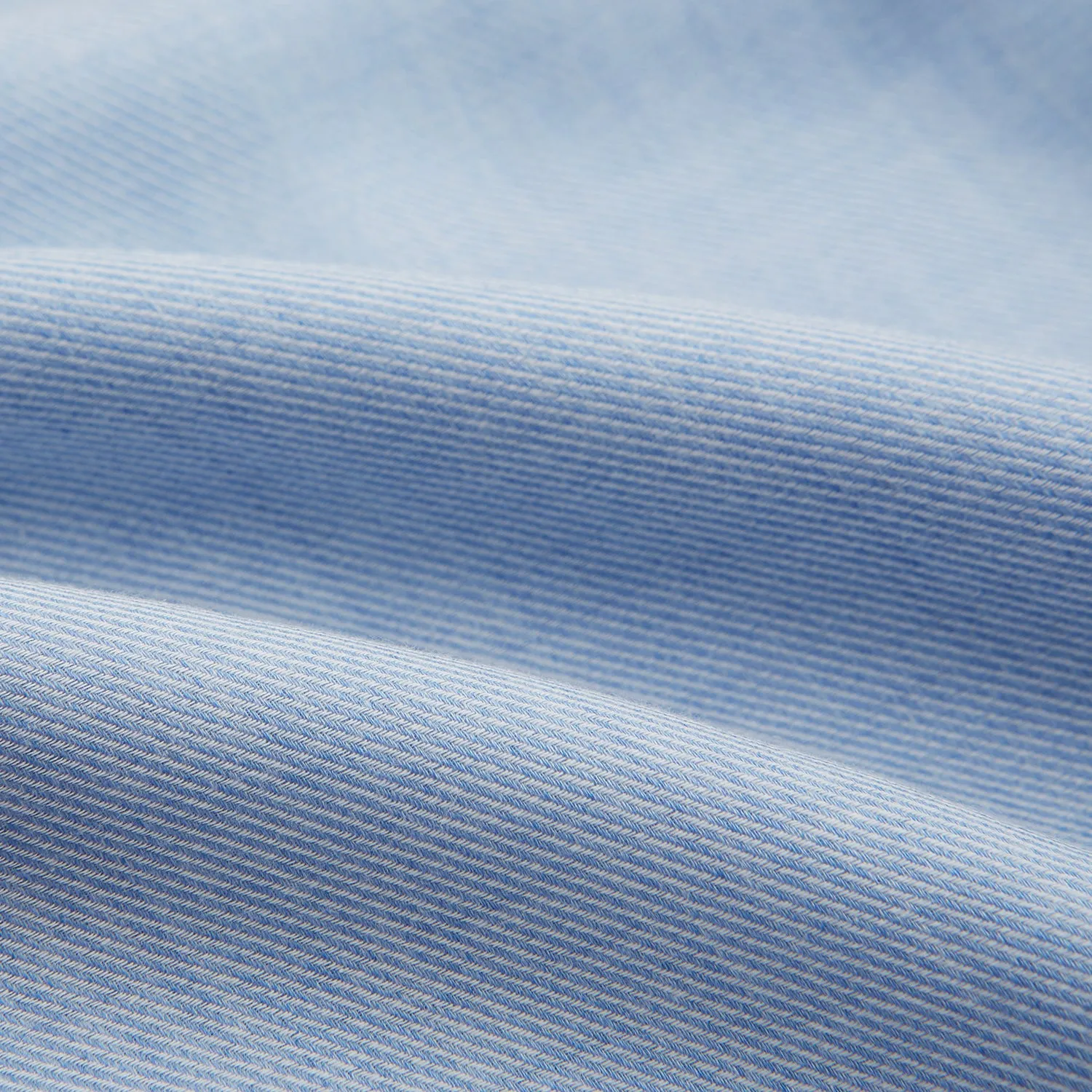 Pale Blue Cotton Cashmere Derby Collar Richmond Shirt