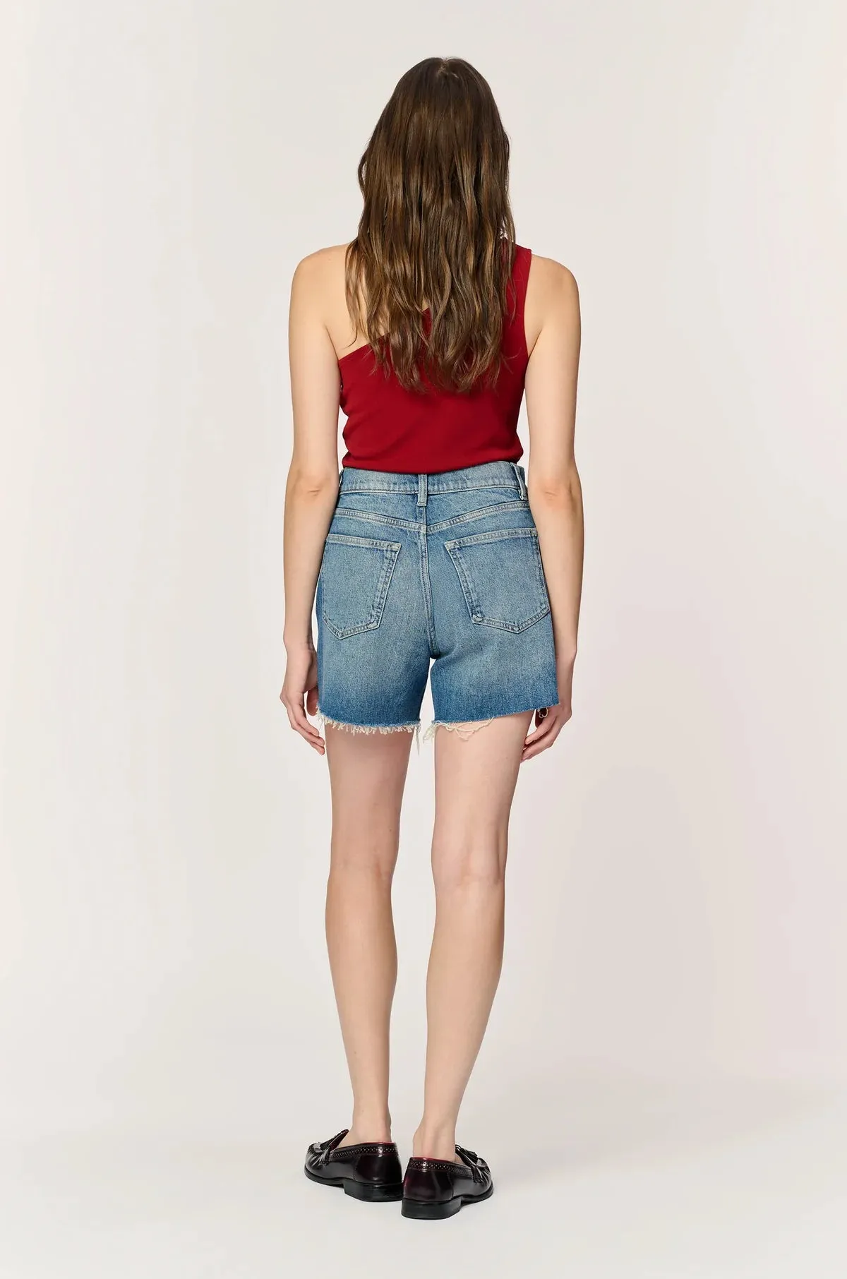 Relaxed Fit Jean Shorts - VVI