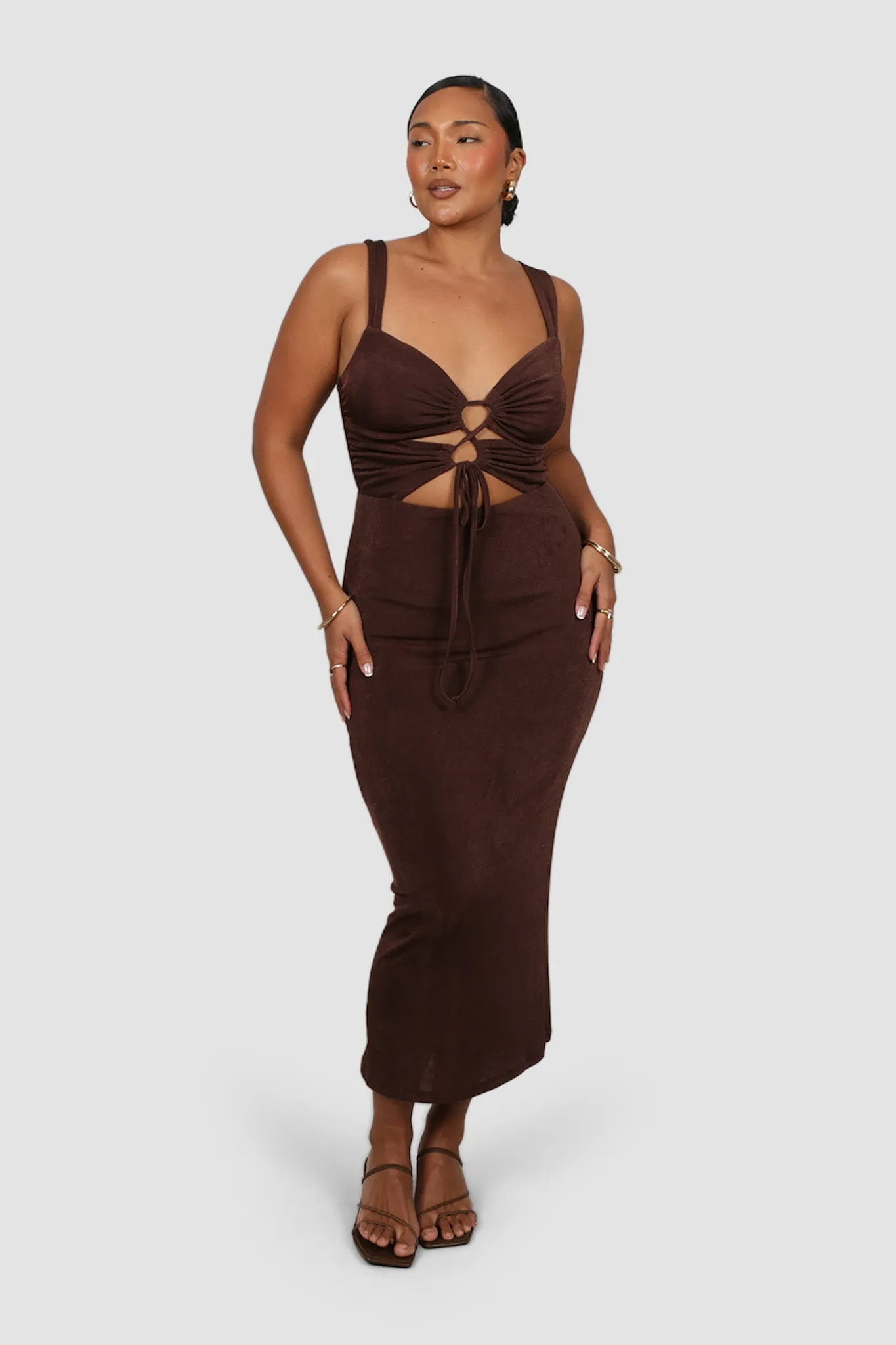 SASCHA DRESS ESPRESSO