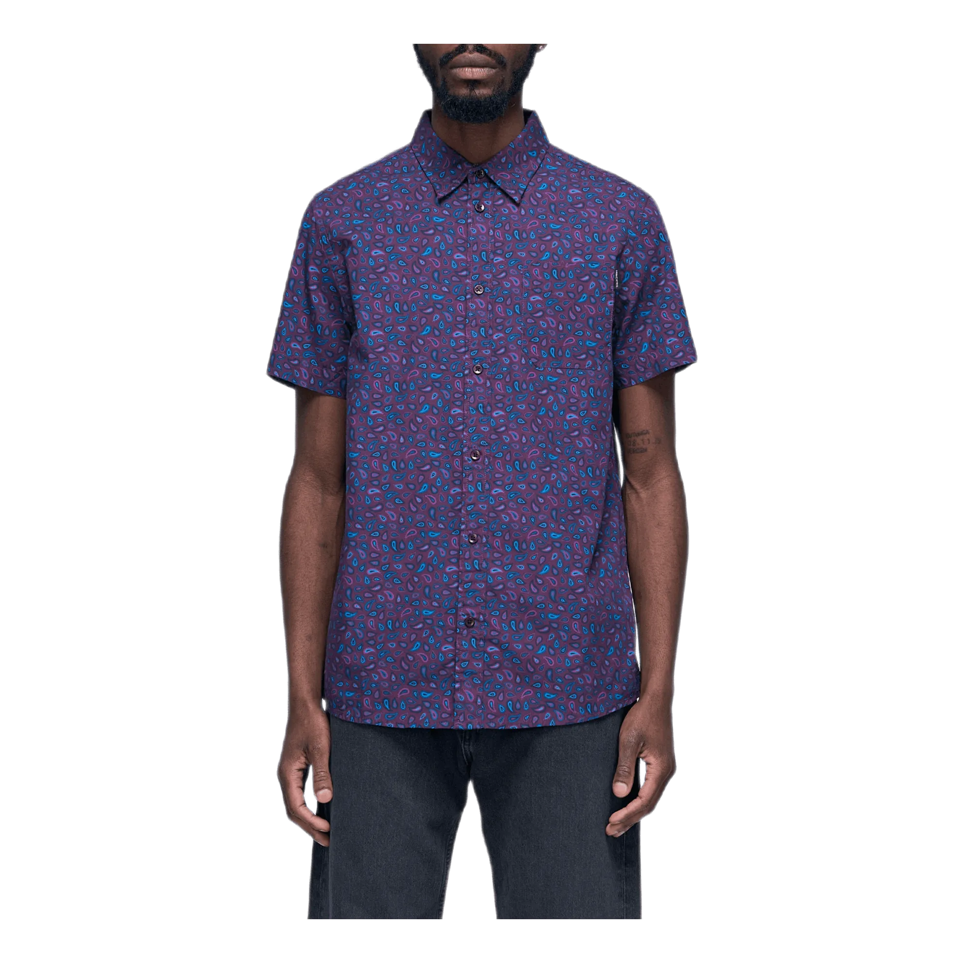 Shirt Short Sleeve Sandefjord  Purple