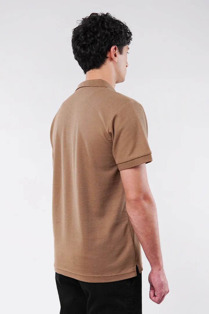 Signature Polo Shirt - Brown