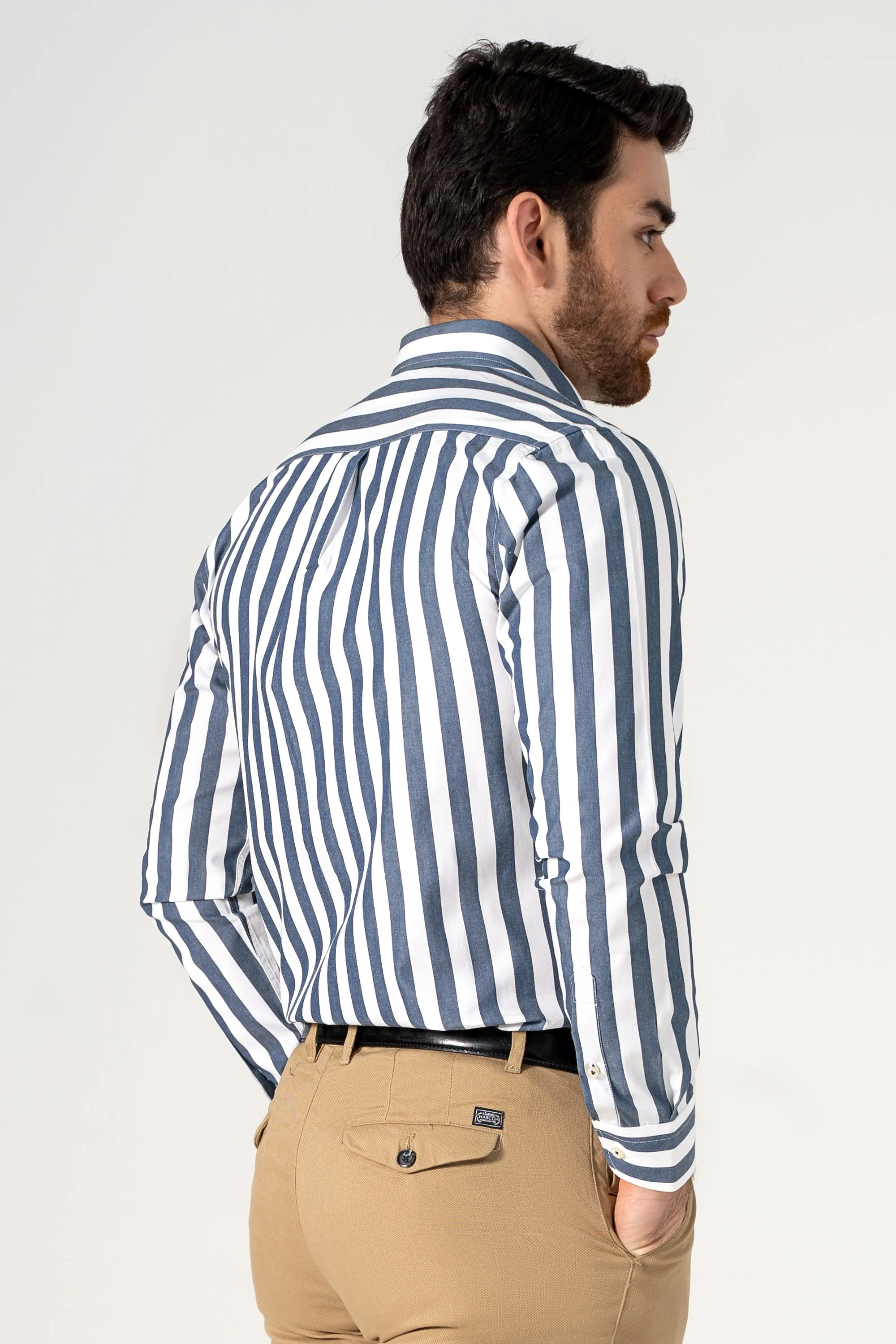 SMART SHIRT BLUE STRIPES