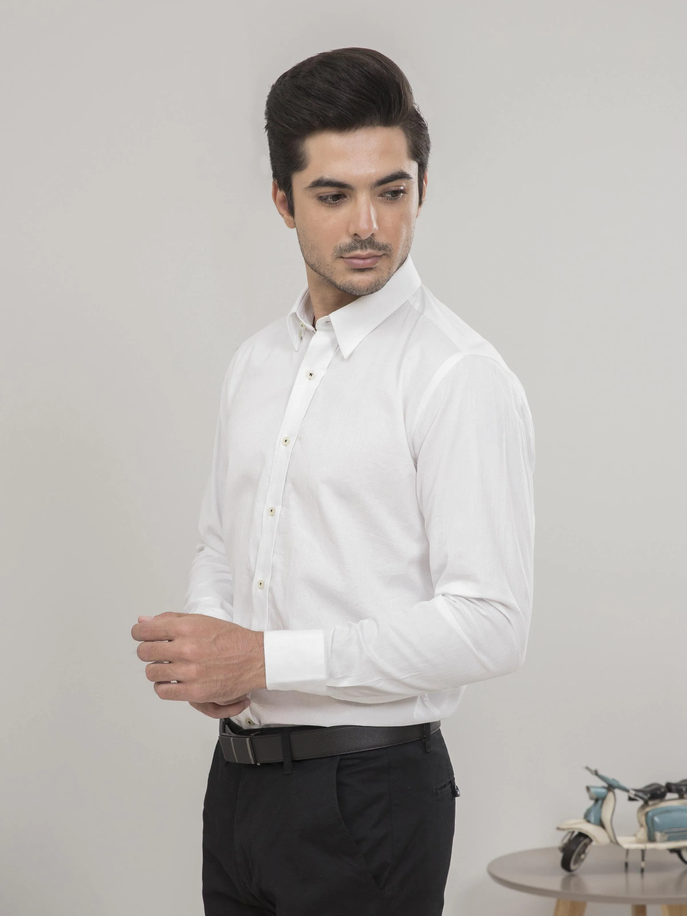 SMART SHIRT FULL SLEEVE WHITE