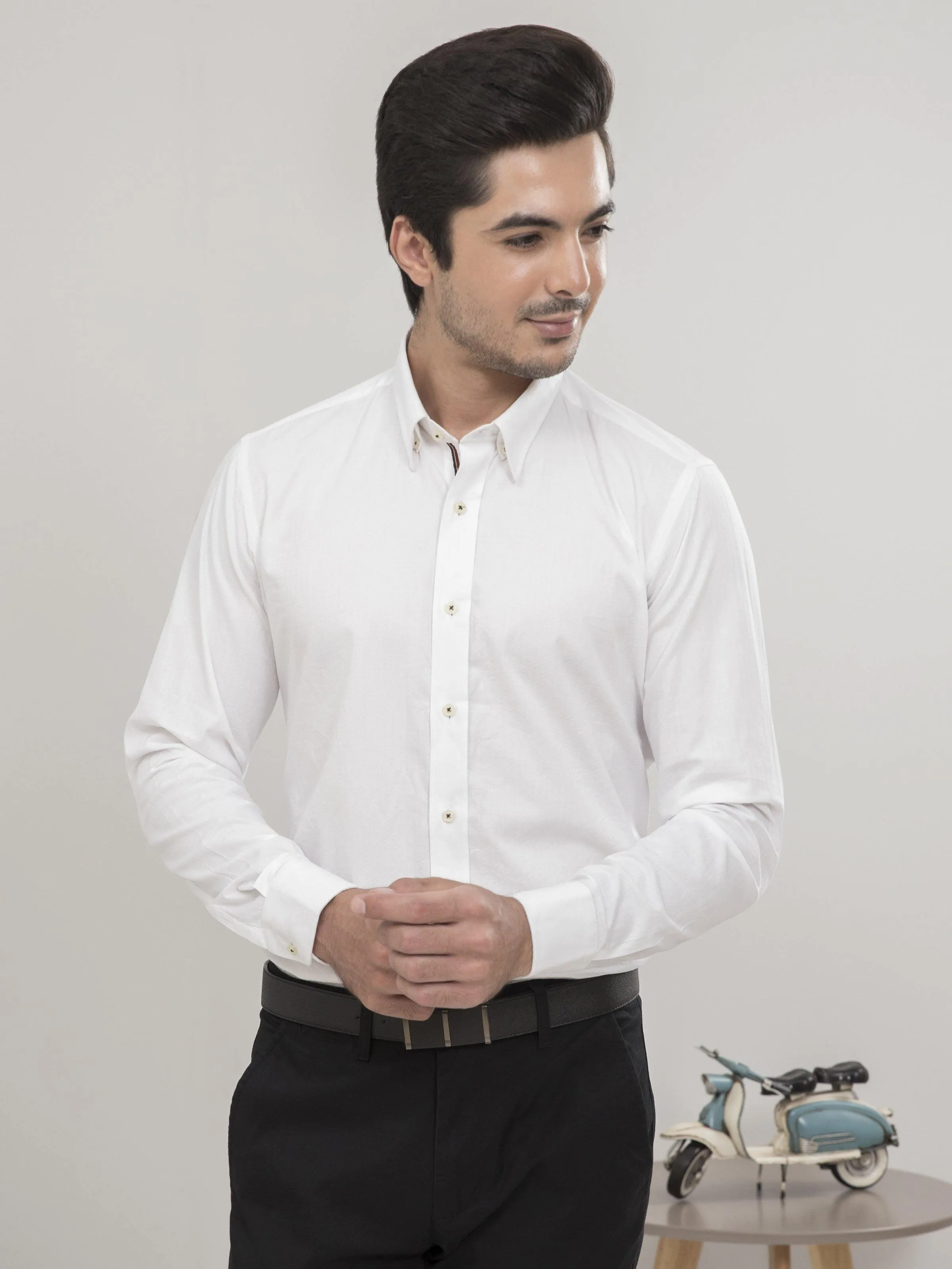 SMART SHIRT FULL SLEEVE WHITE