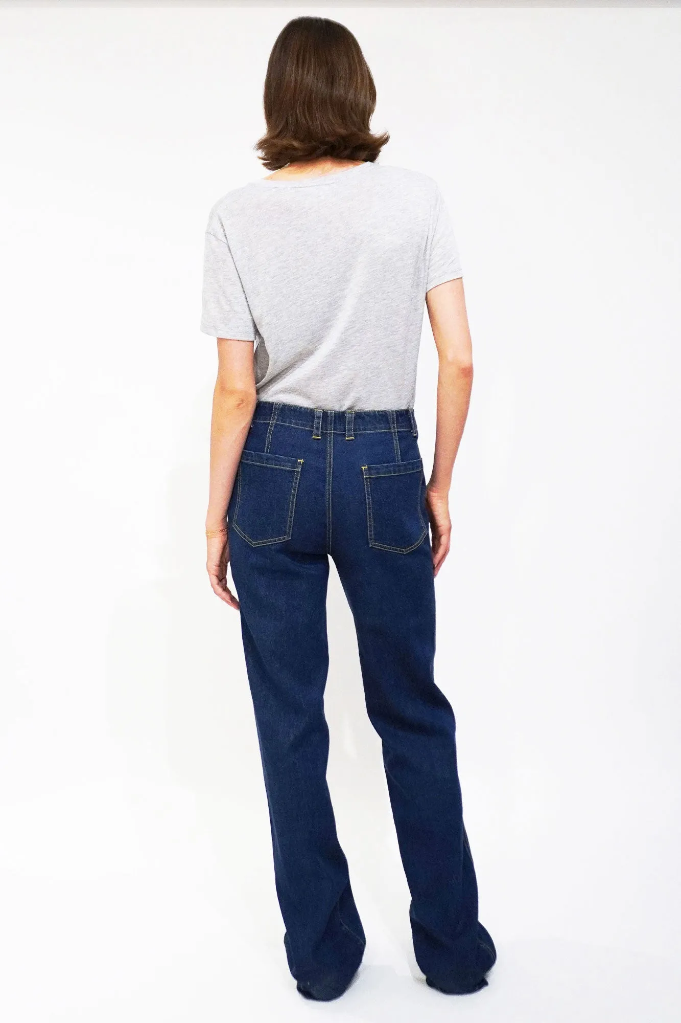 The Denim City Pants - Dark Denim