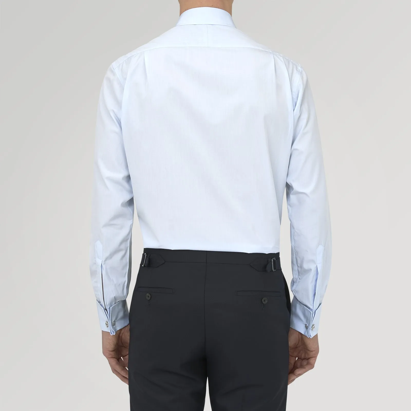 Two-Fold 120 Light Blue Shirt with Regent Collar and Double Cuffs