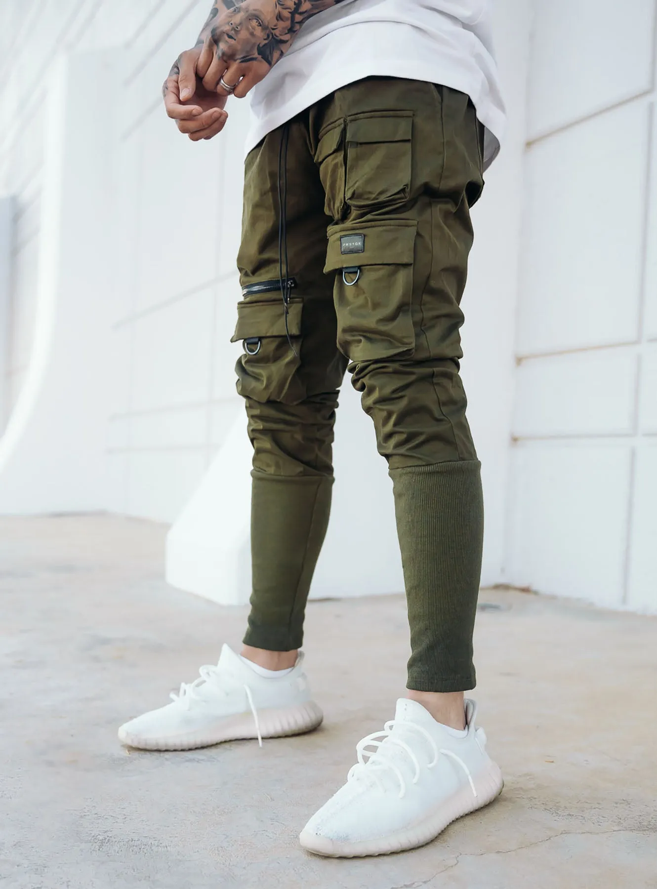 Utility Cargo Pants V7 in Olive