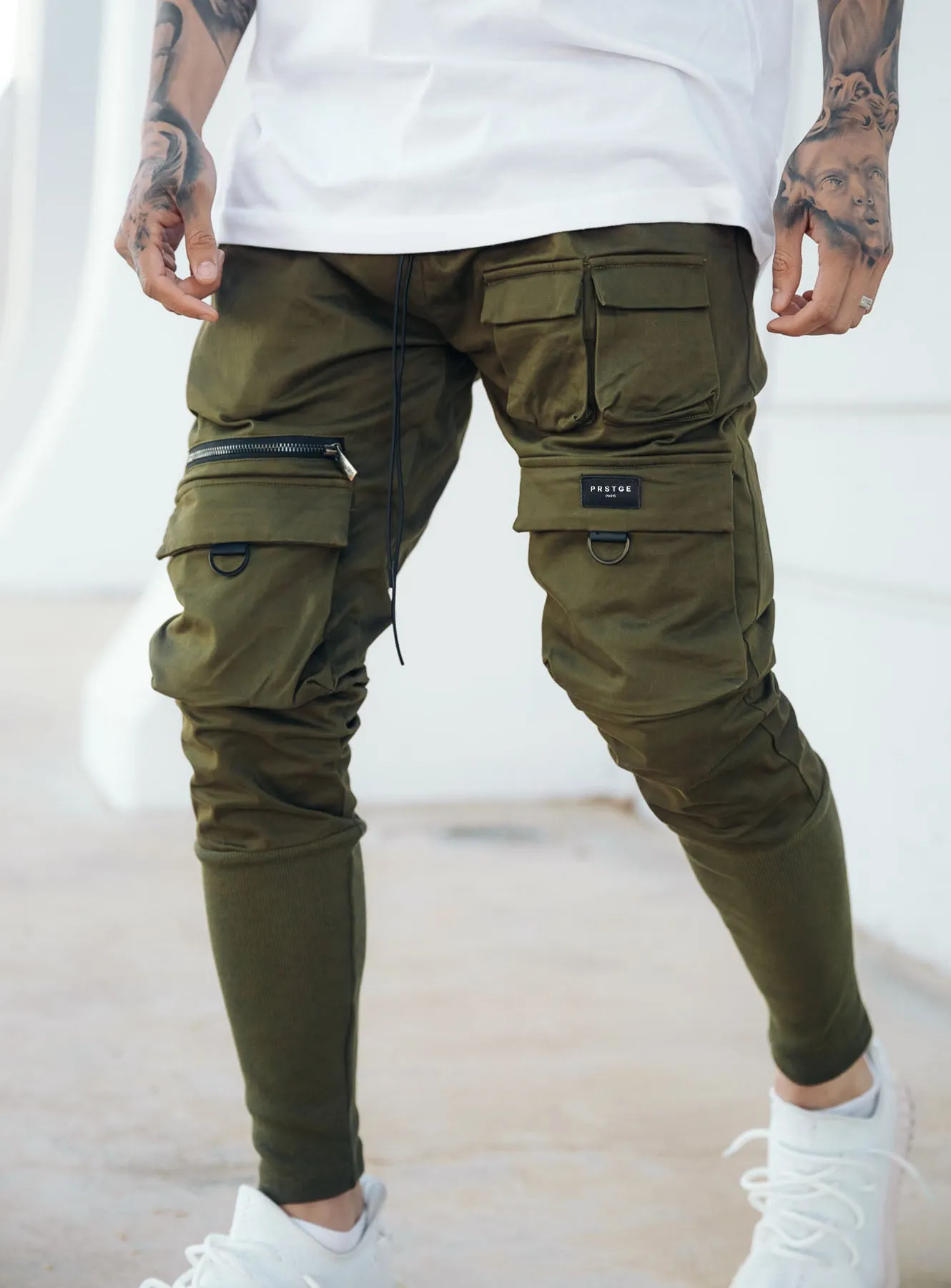 Utility Cargo Pants V7 in Olive