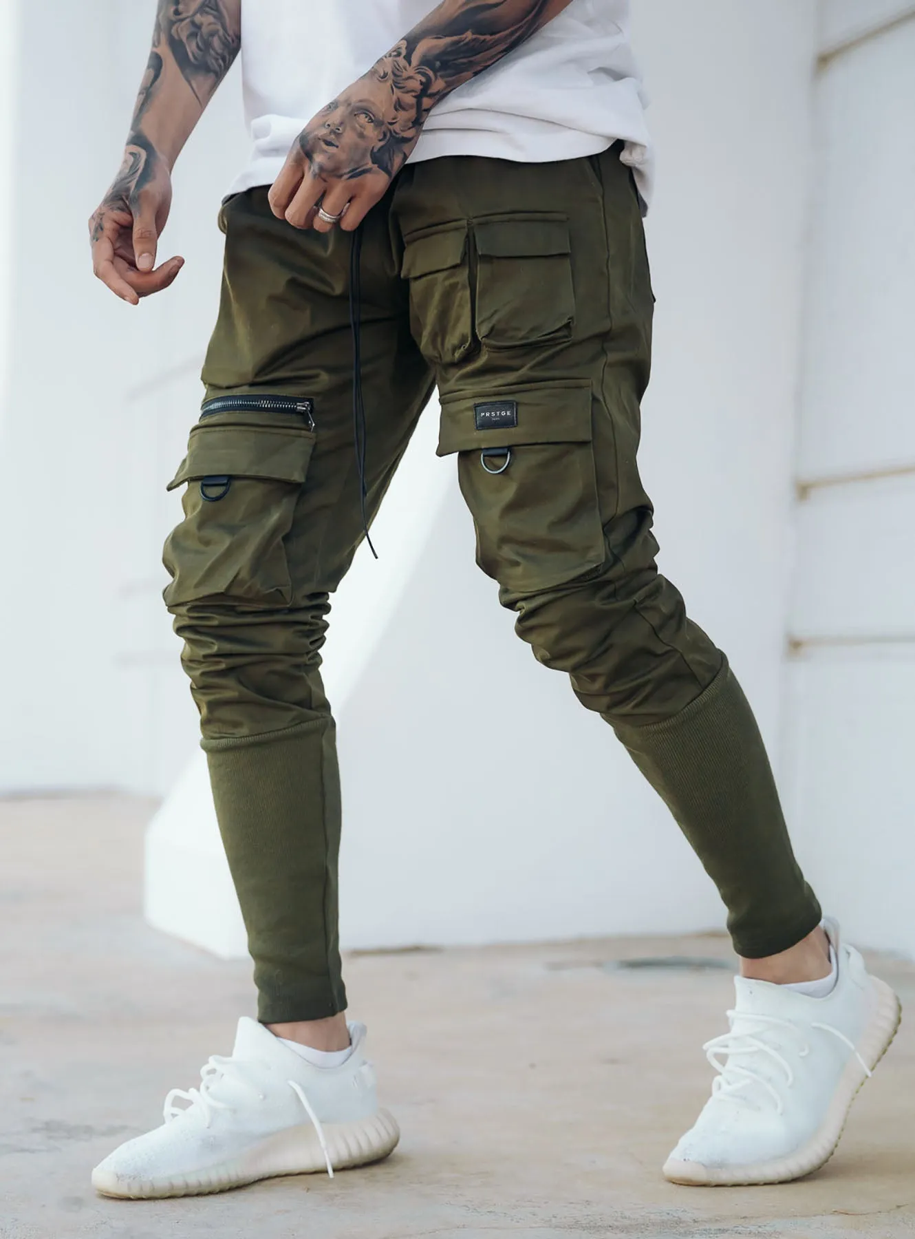 Utility Cargo Pants V7 in Olive